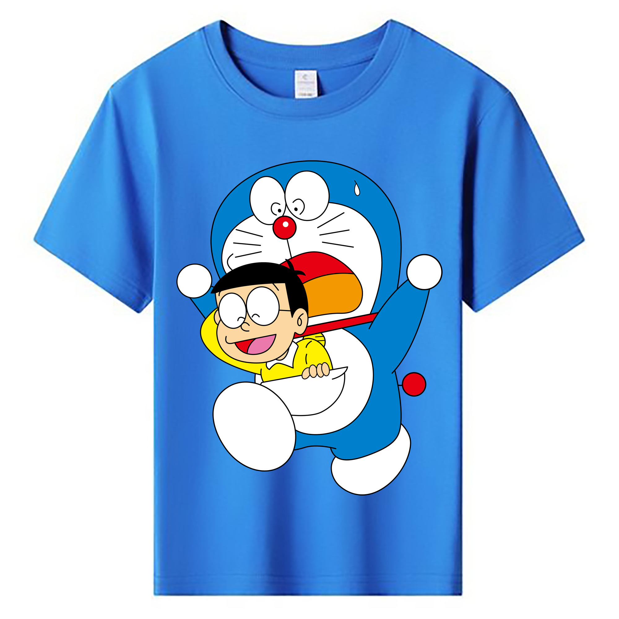 （画像用） ドラえもん Doraemon 綿100％キッズTシャツ（フロントプリント）